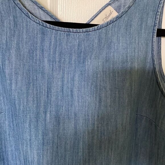 Universal Thread Lightweight Sleeveless Denim Dress, Size S - Picture 2 of 5